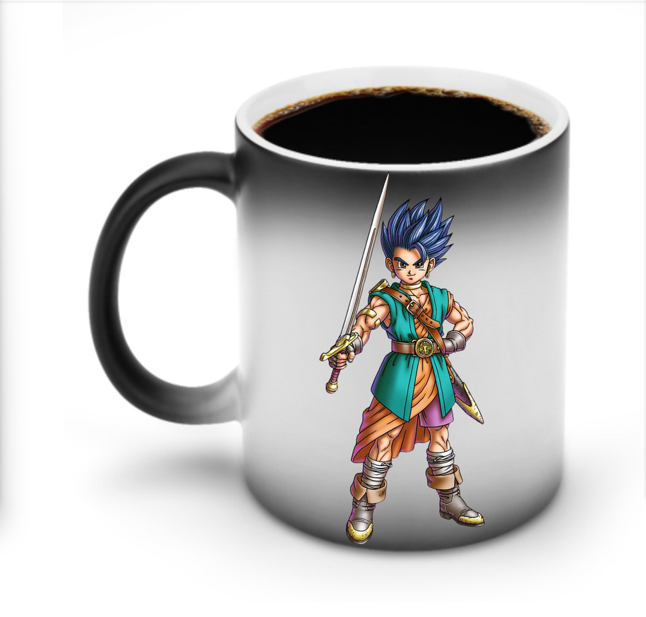 （画像用） ドラゴンクエスト Doragon Kuesuto Dragon Quest 温度変色マグカップ