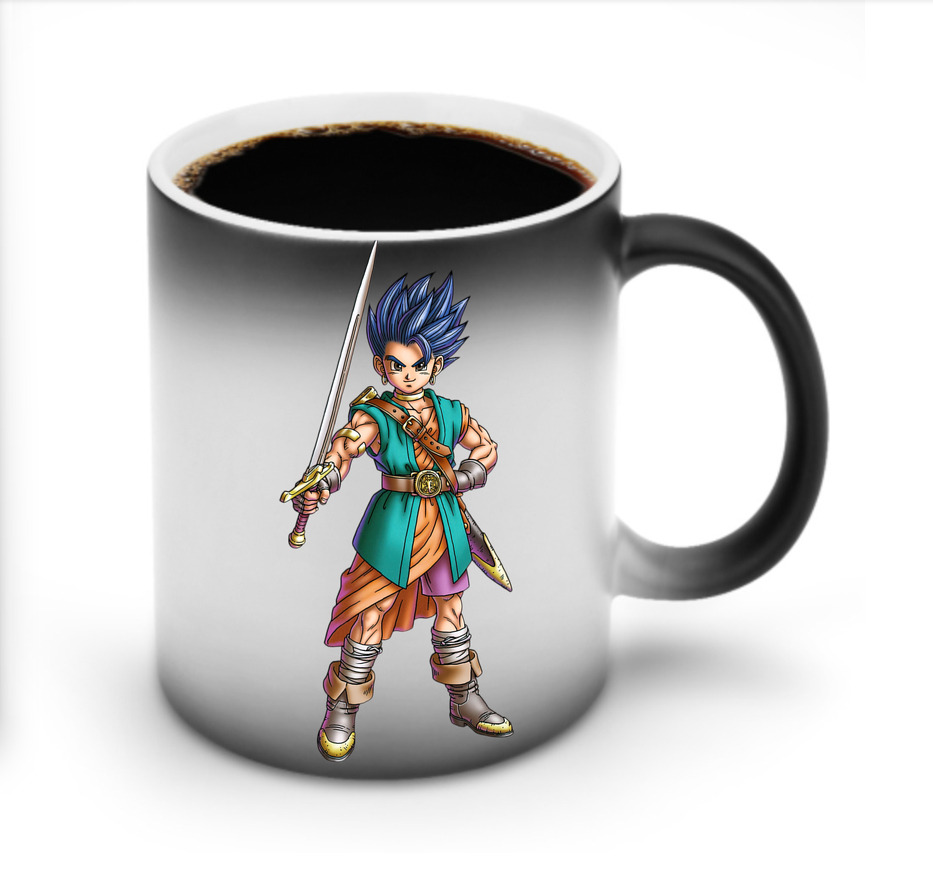 （画像用） ドラゴンクエスト Doragon Kuesuto Dragon Quest 温度変色マグカップ