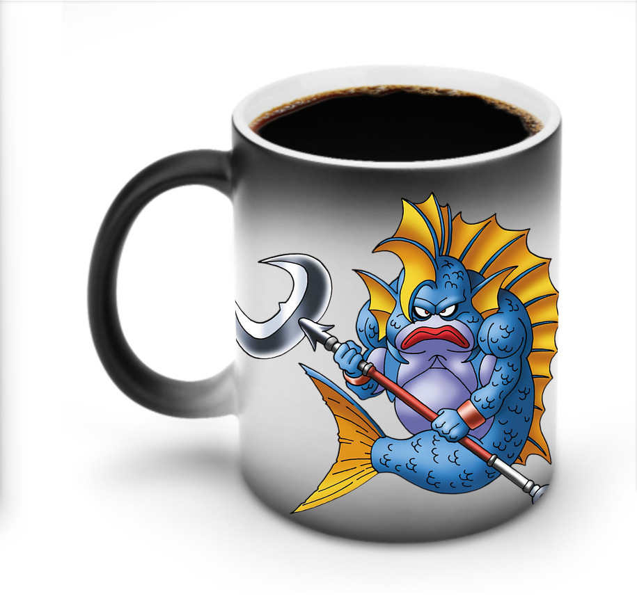 （画像用） ドラゴンクエスト Doragon Kuesuto Dragon Quest 温度変色マグカップ