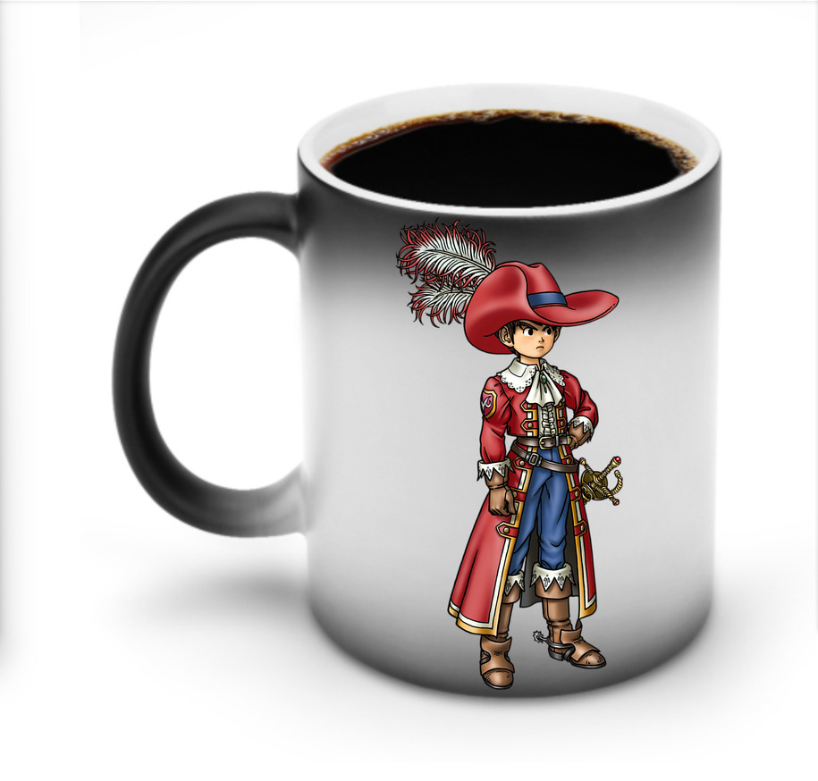 （画像用） ドラゴンクエスト Doragon Kuesuto Dragon Quest 温度変色マグカップ