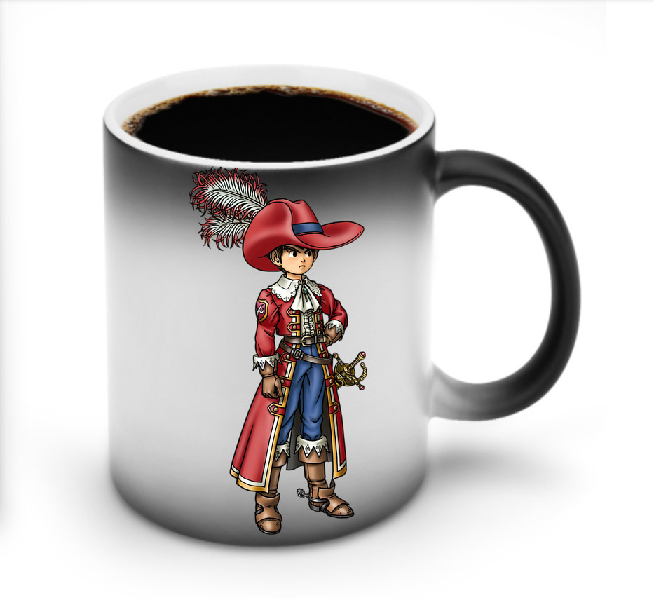 （画像用） ドラゴンクエスト Doragon Kuesuto Dragon Quest 温度変色マグカップ