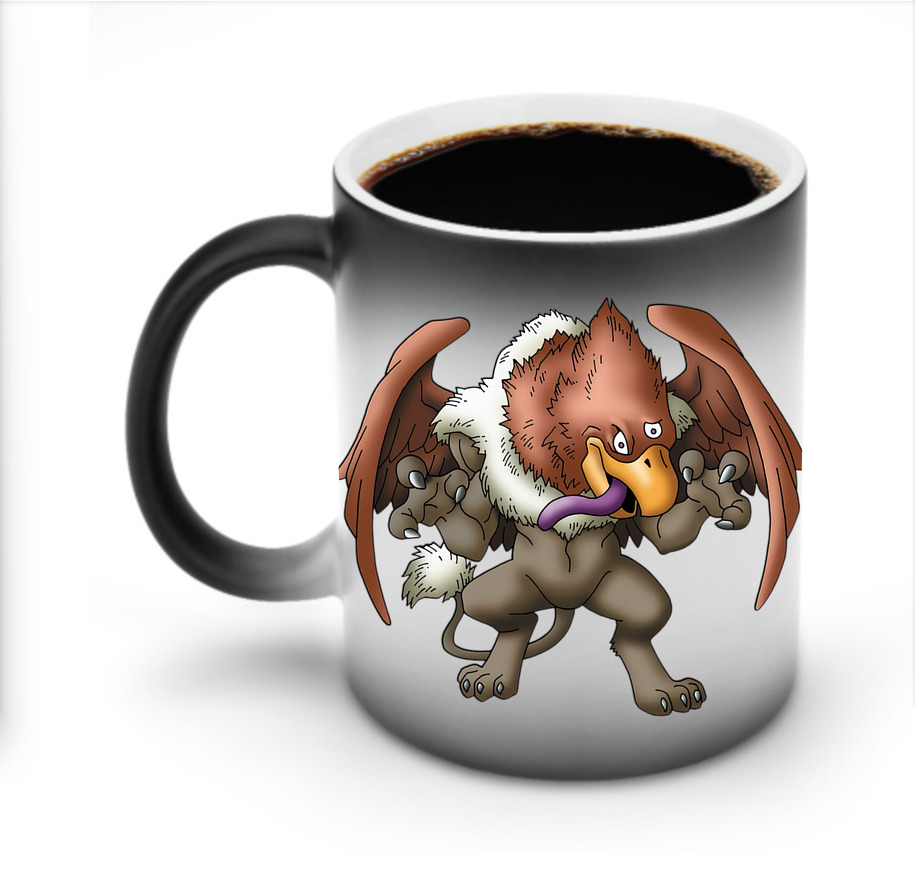 （画像用） ドラゴンクエスト Doragon Kuesuto Dragon Quest 温度変色マグカップ