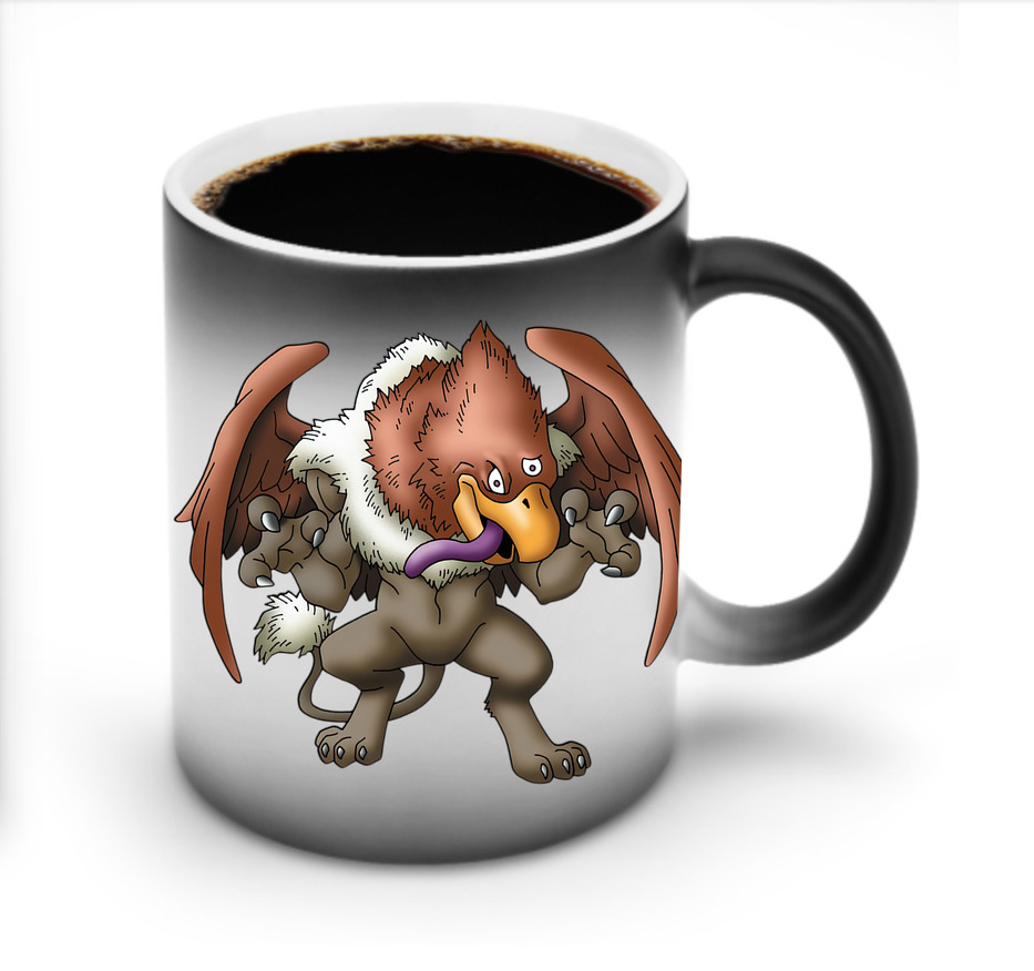 （画像用） ドラゴンクエスト Doragon Kuesuto Dragon Quest 温度変色マグカップ
