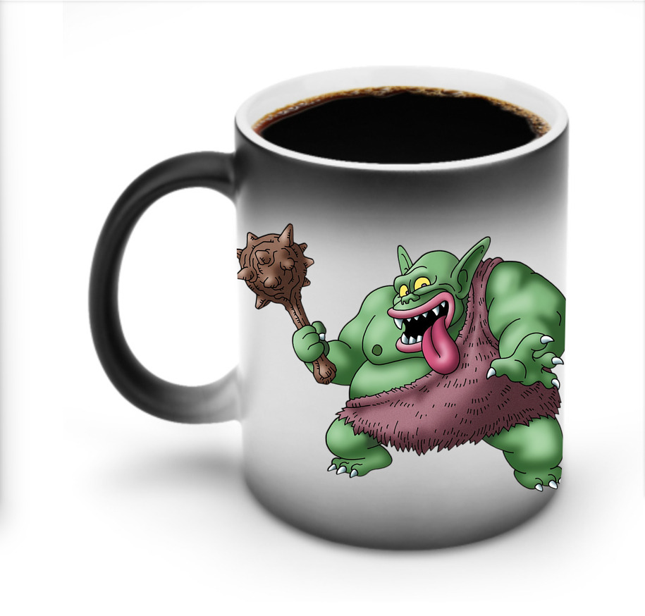 （画像用） ドラゴンクエスト Doragon Kuesuto Dragon Quest 温度変色マグカップ