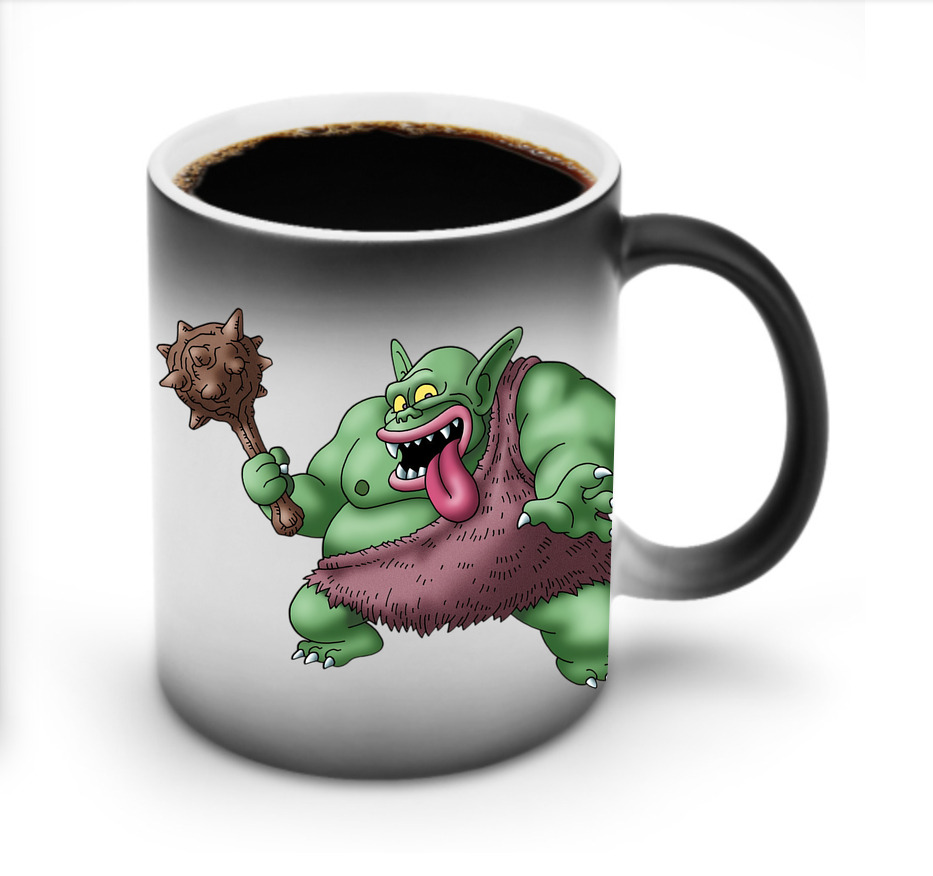 （画像用） ドラゴンクエスト Doragon Kuesuto Dragon Quest 温度変色マグカップ