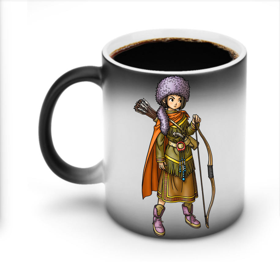 （画像用） ドラゴンクエスト Doragon Kuesuto Dragon Quest 温度変色マグカップ
