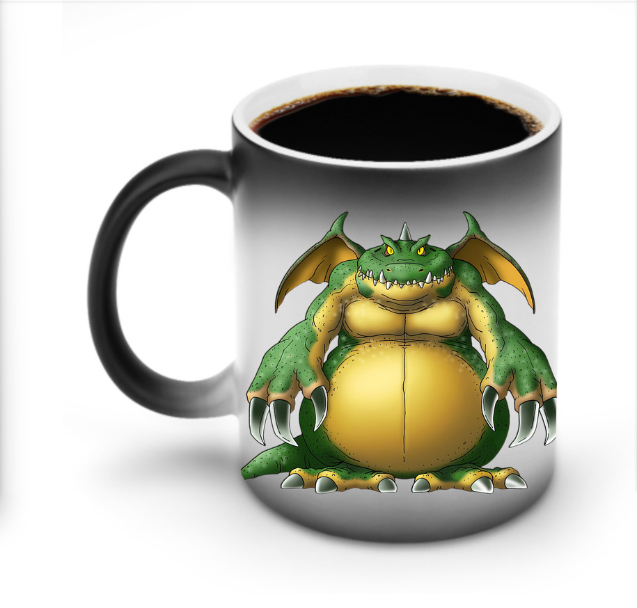 （画像用） ドラゴンクエスト Doragon Kuesuto Dragon Quest 温度変色マグカップ