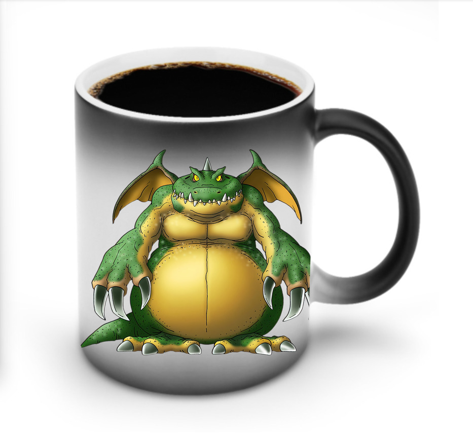 （画像用） ドラゴンクエスト Doragon Kuesuto Dragon Quest 温度変色マグカップ