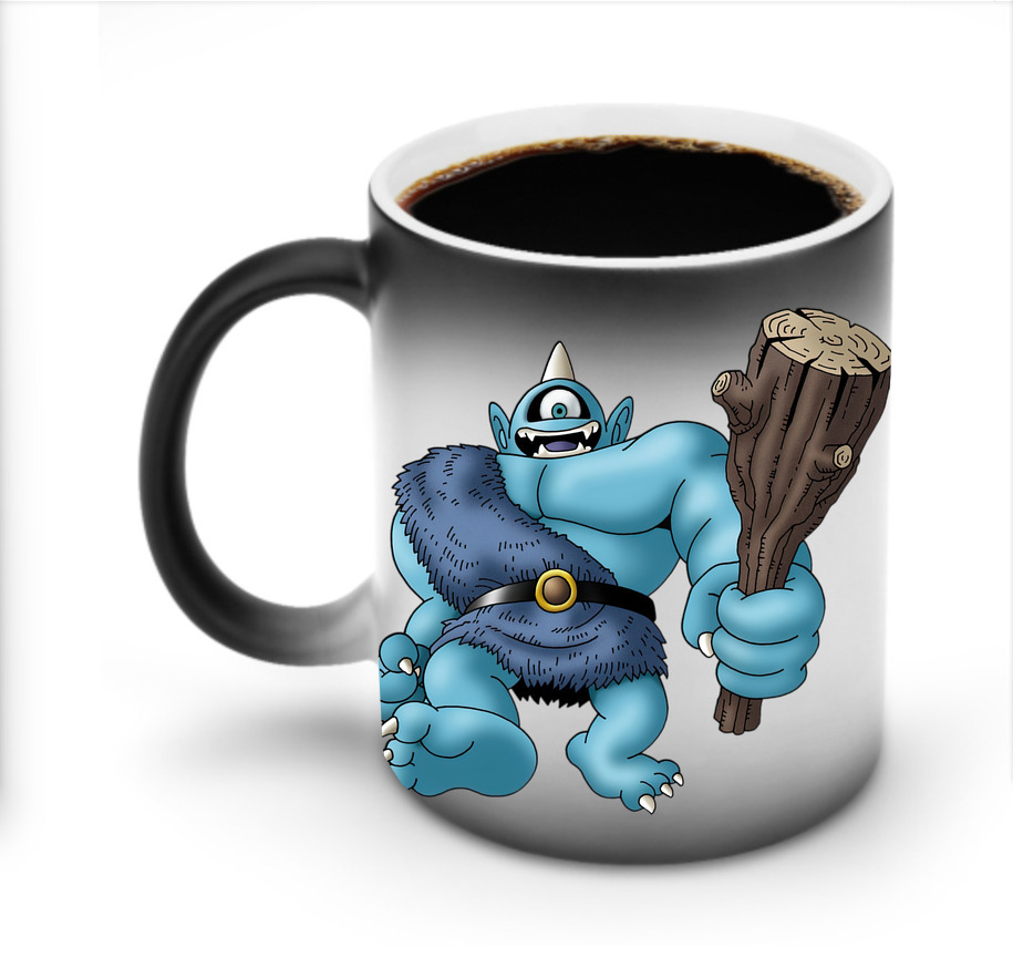（画像用） ドラゴンクエスト Doragon Kuesuto Dragon Quest 温度変色マグカップ