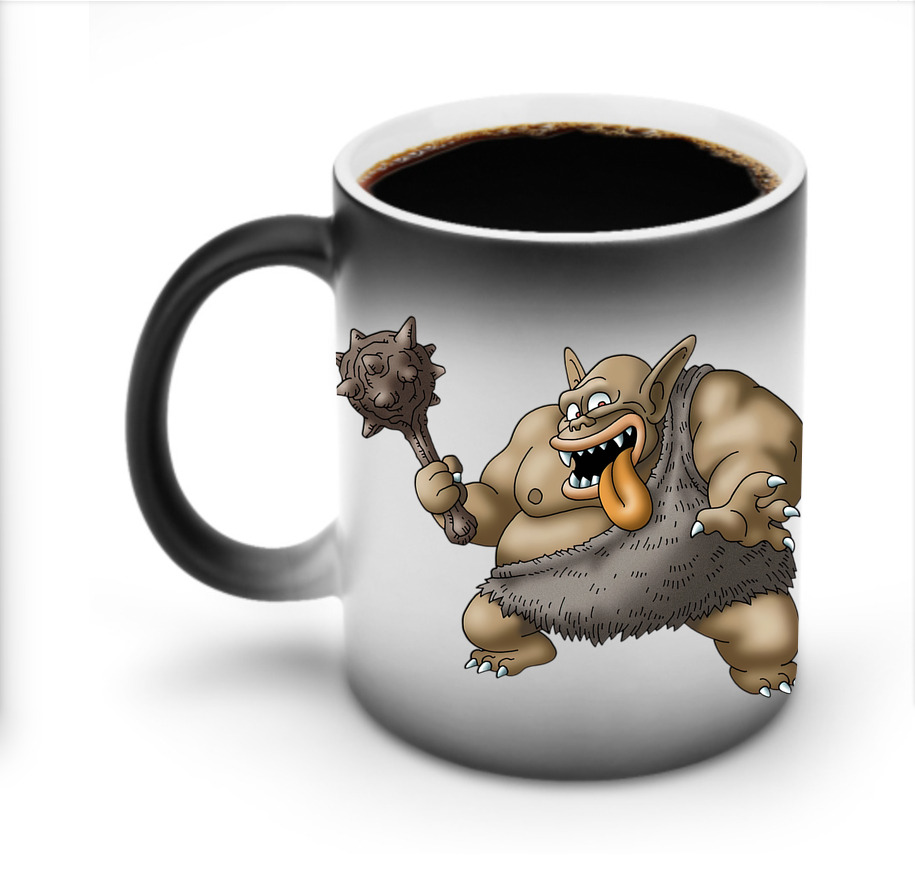 （画像用） ドラゴンクエスト Doragon Kuesuto Dragon Quest 温度変色マグカップ
