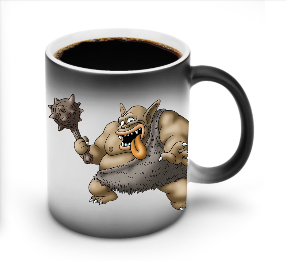 （画像用） ドラゴンクエスト Doragon Kuesuto Dragon Quest 温度変色マグカップ