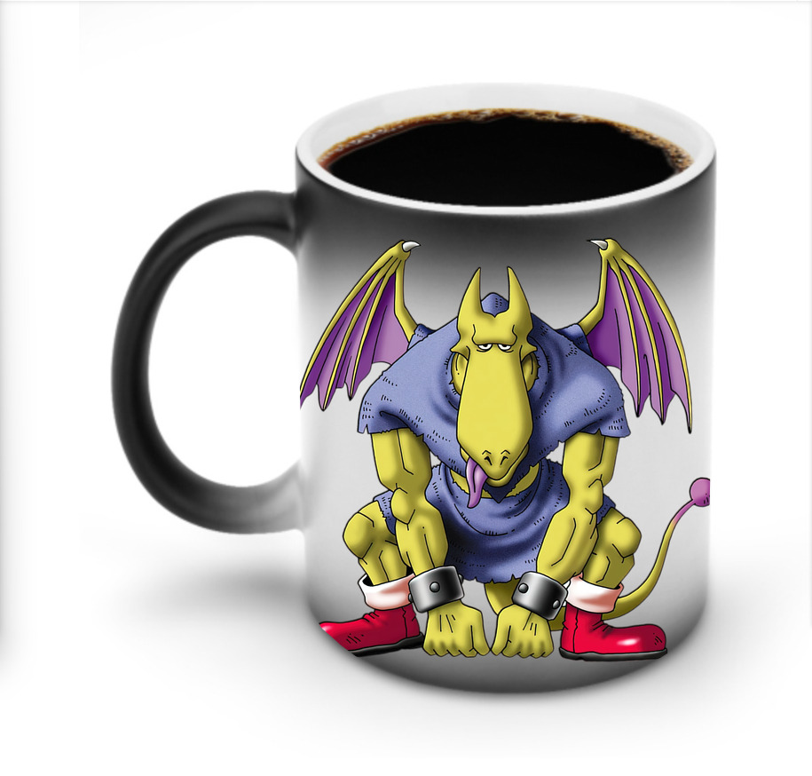 （画像用） ドラゴンクエスト Doragon Kuesuto Dragon Quest 温度変色マグカップ