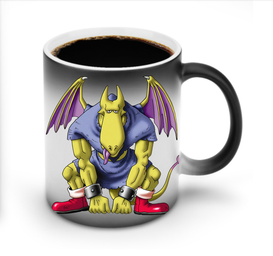 （画像用） ドラゴンクエスト Doragon Kuesuto Dragon Quest 温度変色マグカップ