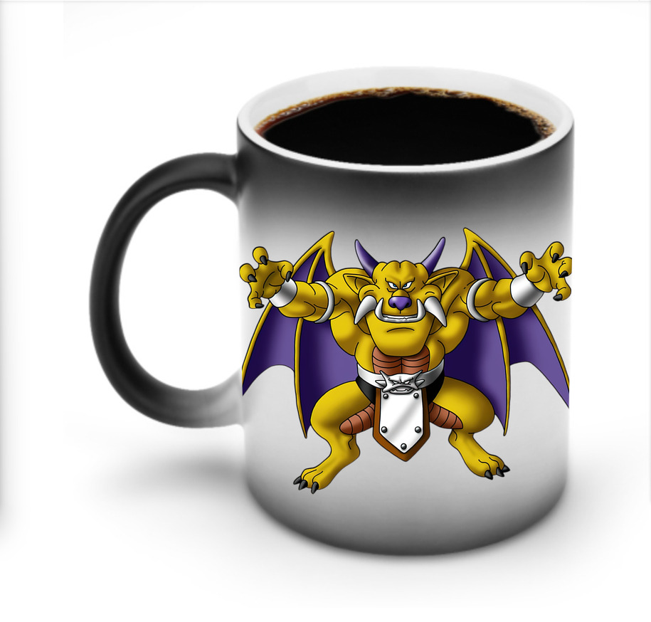 （画像用） ドラゴンクエスト Doragon Kuesuto Dragon Quest 温度変色マグカップ