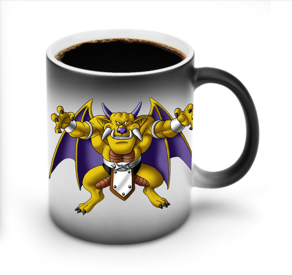 （画像用） ドラゴンクエスト Doragon Kuesuto Dragon Quest 温度変色マグカップ