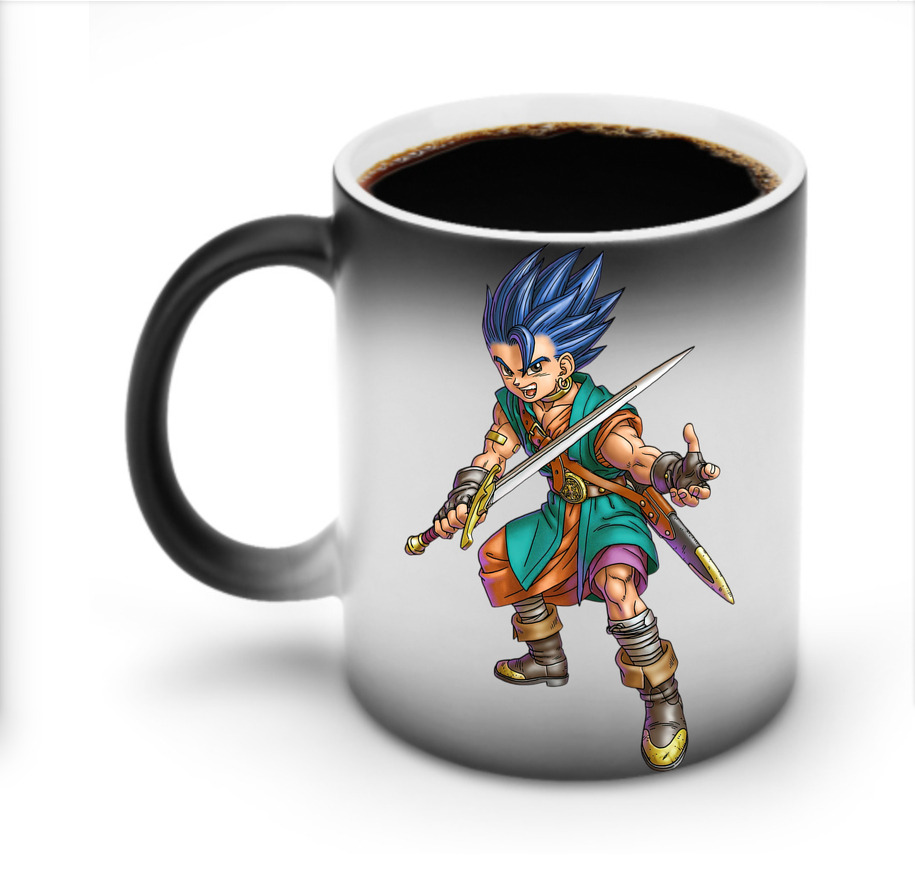 （画像用） ドラゴンクエスト Doragon Kuesuto Dragon Quest 温度変色マグカップ