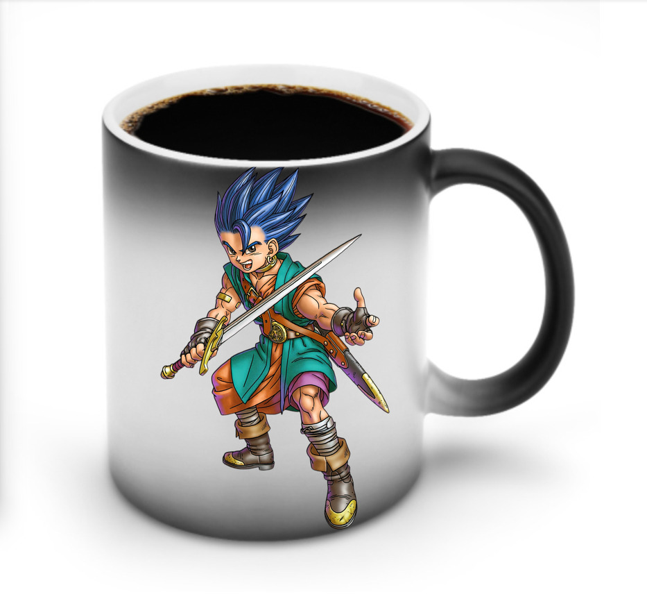 （画像用） ドラゴンクエスト Doragon Kuesuto Dragon Quest 温度変色マグカップ