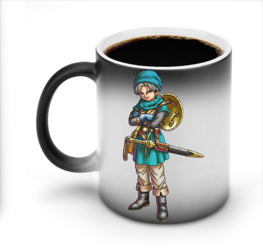 （画像用） ドラゴンクエスト Doragon Kuesuto Dragon Quest 温度変色マグカップ