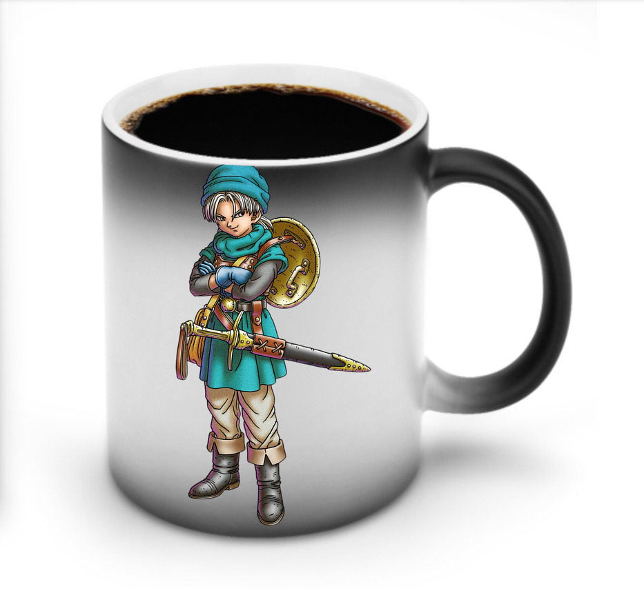 （画像用） ドラゴンクエスト Doragon Kuesuto Dragon Quest 温度変色マグカップ