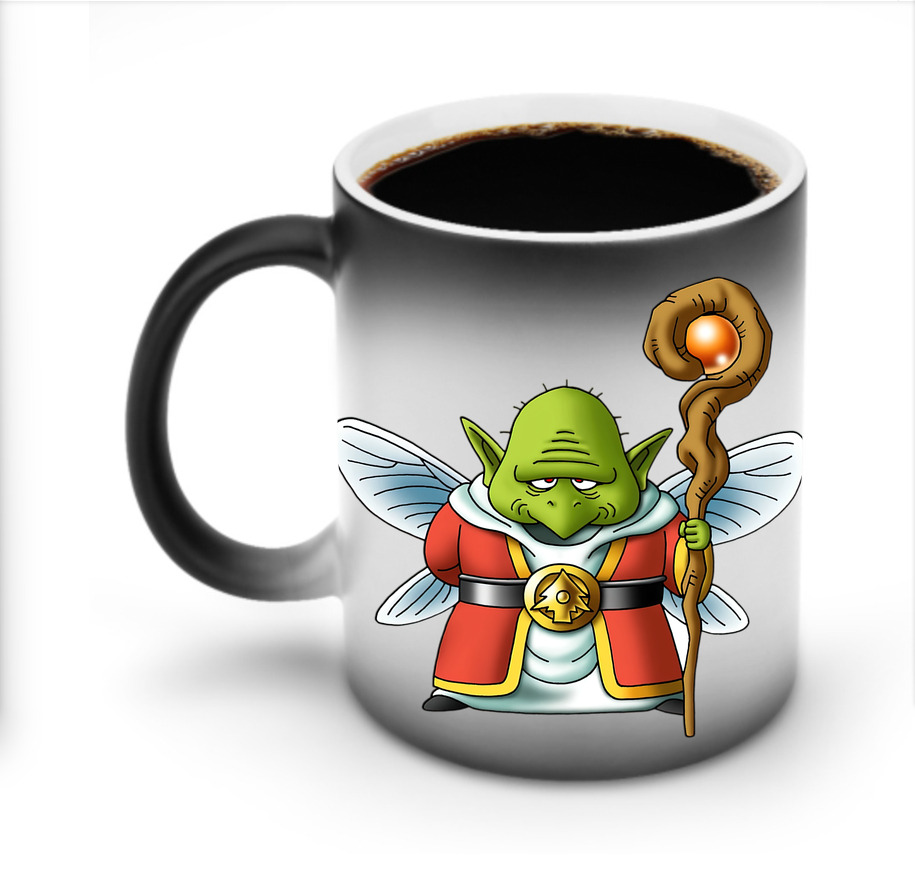 （画像用） ドラゴンクエスト Doragon Kuesuto Dragon Quest 温度変色マグカップ