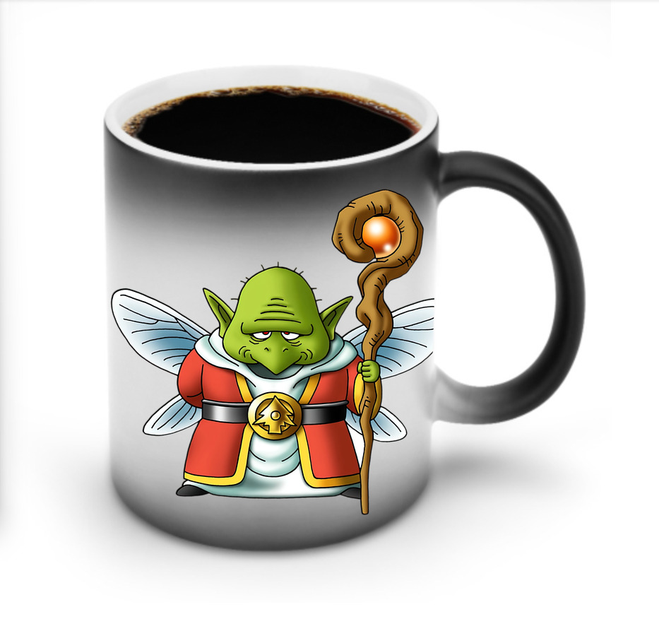 （画像用） ドラゴンクエスト Doragon Kuesuto Dragon Quest 温度変色マグカップ