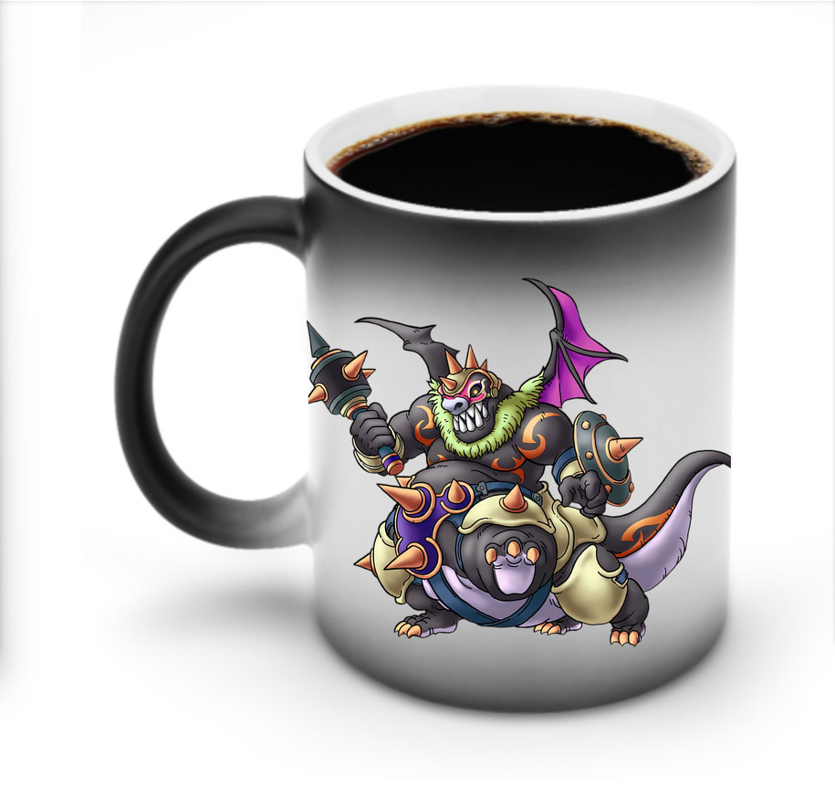 （画像用） ドラゴンクエスト Doragon Kuesuto Dragon Quest 温度変色マグカップ