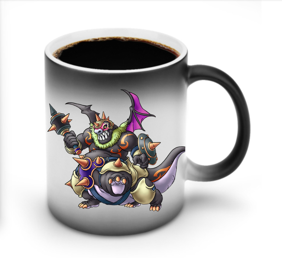 （画像用） ドラゴンクエスト Doragon Kuesuto Dragon Quest 温度変色マグカップ