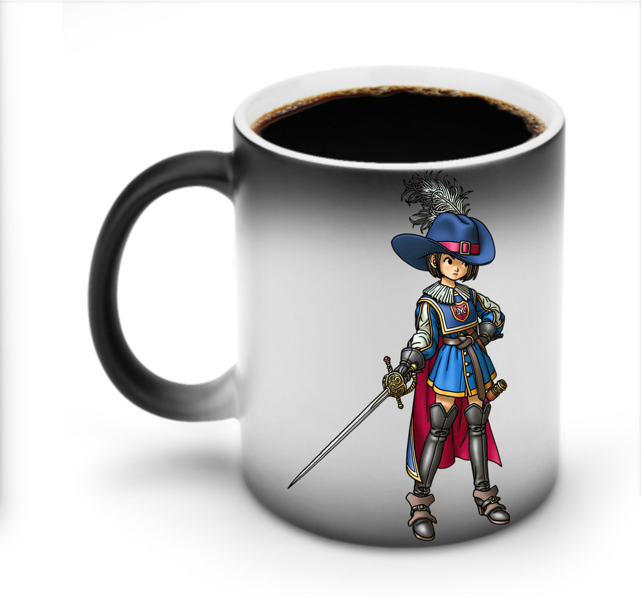 （画像用） ドラゴンクエスト Doragon Kuesuto Dragon Quest 温度変色マグカップ