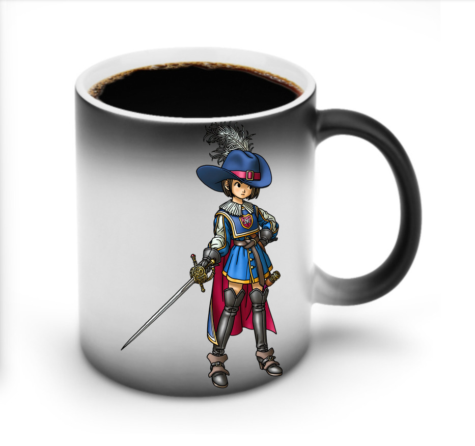 （画像用） ドラゴンクエスト Doragon Kuesuto Dragon Quest 温度変色マグカップ