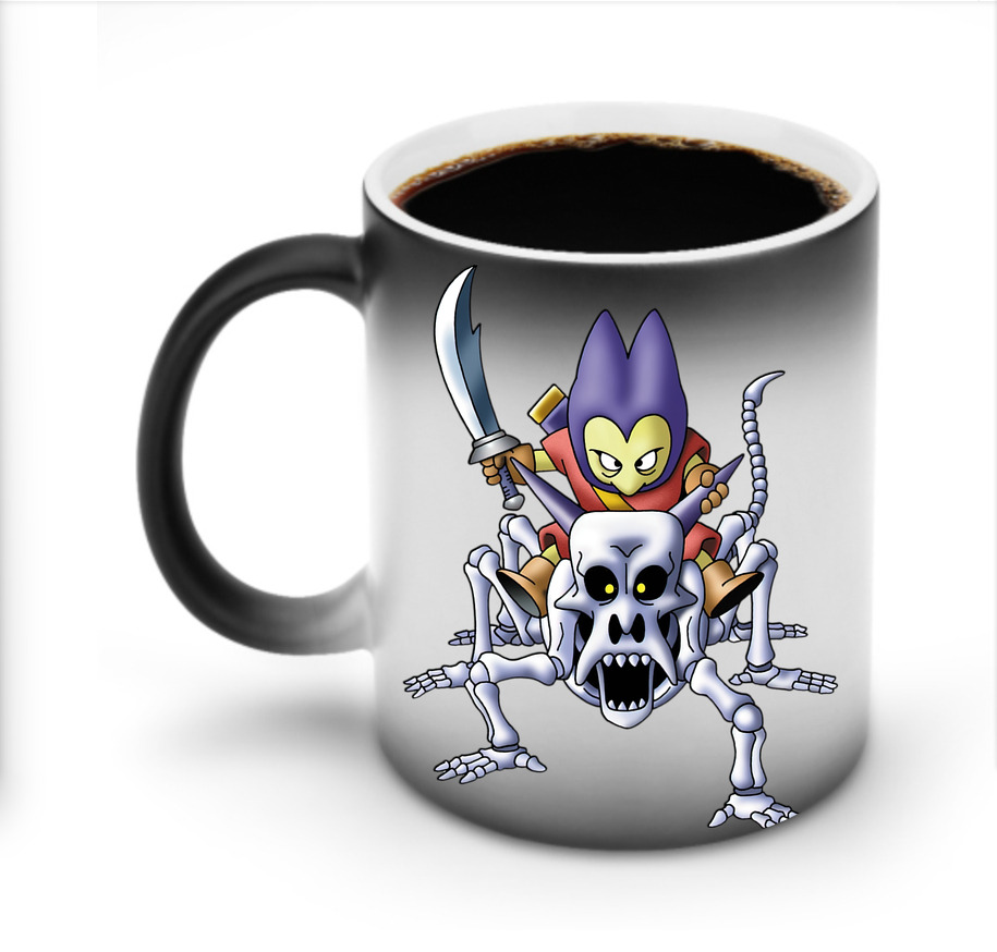 （画像用） ドラゴンクエスト Doragon Kuesuto Dragon Quest 温度変色マグカップ