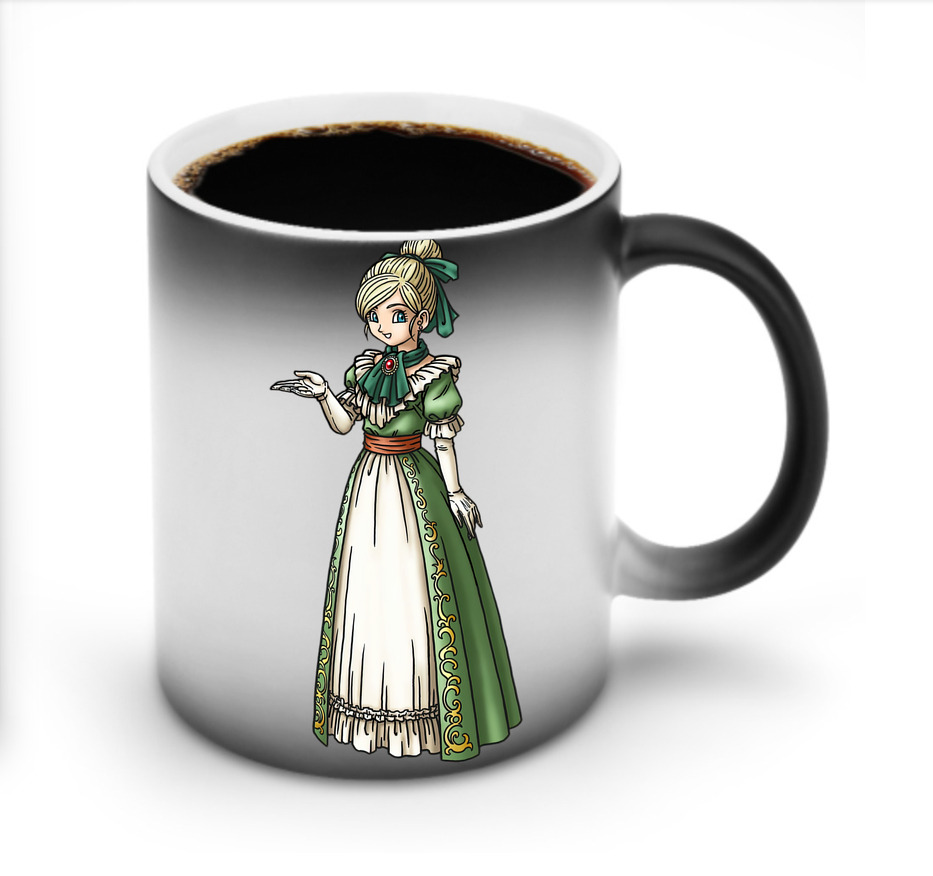 （画像用） ドラゴンクエスト Doragon Kuesuto Dragon Quest 温度変色マグカップ