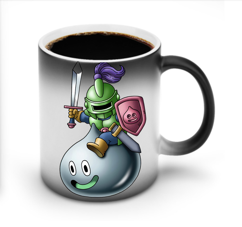 （画像用） ドラゴンクエスト Doragon Kuesuto Dragon Quest 温度変色マグカップ