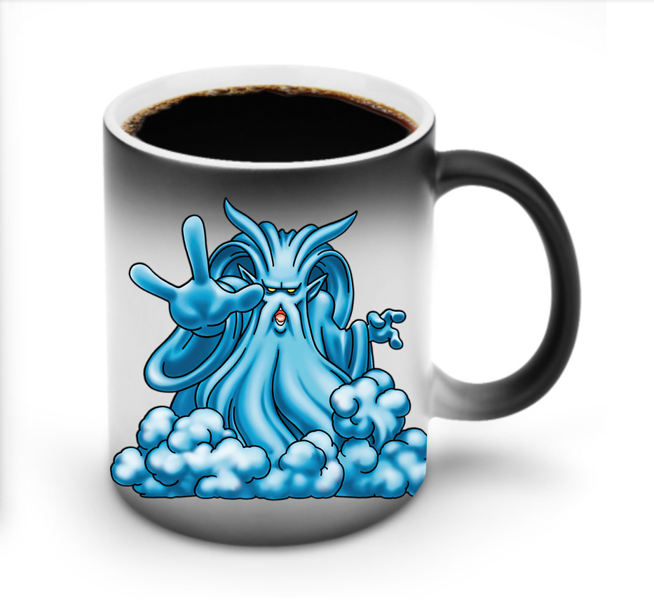 （画像用） ドラゴンクエスト Doragon Kuesuto Dragon Quest 温度変色マグカップ
