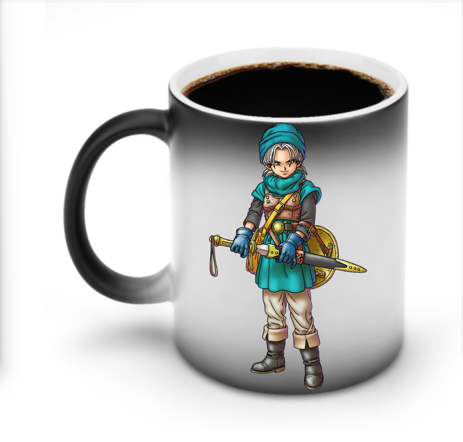 （画像用） ドラゴンクエスト Doragon Kuesuto Dragon Quest 温度変色マグカップ