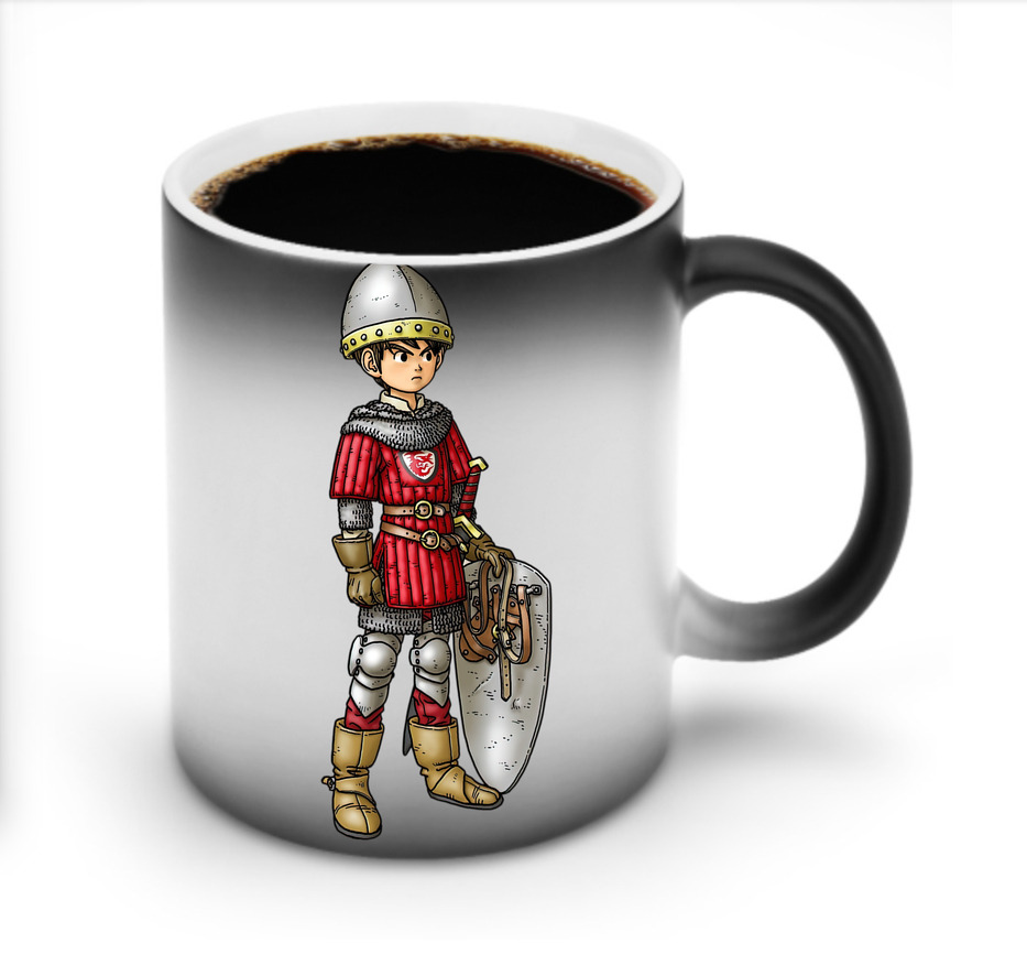 （画像用） ドラゴンクエスト Doragon Kuesuto Dragon Quest 温度変色マグカップ
