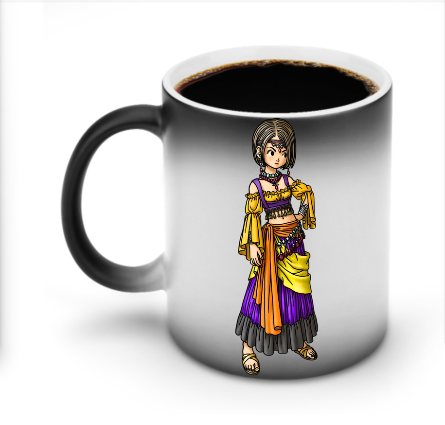 （画像用） ドラゴンクエスト Doragon Kuesuto Dragon Quest 温度変色マグカップ