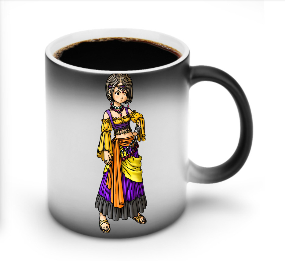 （画像用） ドラゴンクエスト Doragon Kuesuto Dragon Quest 温度変色マグカップ