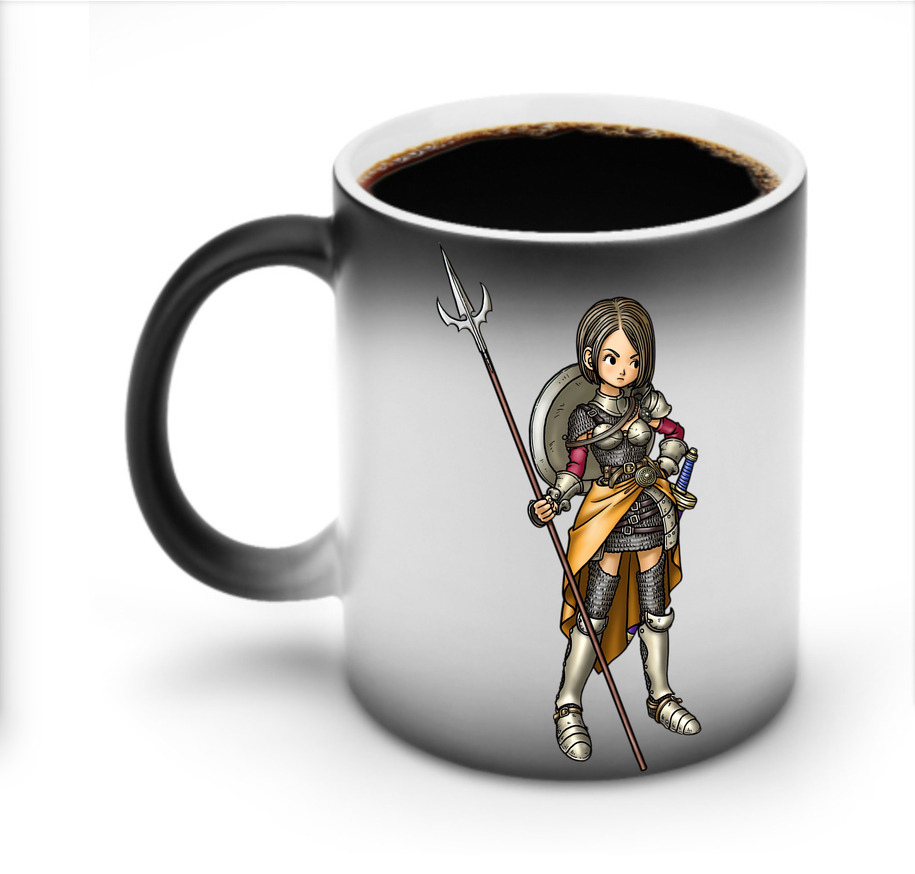 （画像用） ドラゴンクエスト Doragon Kuesuto Dragon Quest 温度変色マグカップ