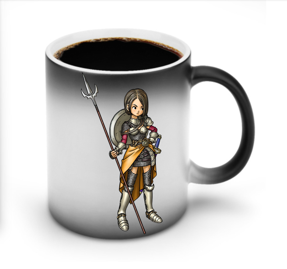 （画像用） ドラゴンクエスト Doragon Kuesuto Dragon Quest 温度変色マグカップ