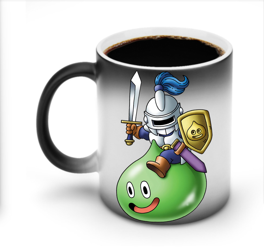 （画像用） ドラゴンクエスト Doragon Kuesuto Dragon Quest 温度変色マグカップ
