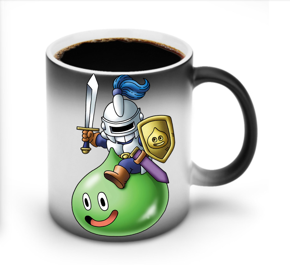 （画像用） ドラゴンクエスト Doragon Kuesuto Dragon Quest 温度変色マグカップ