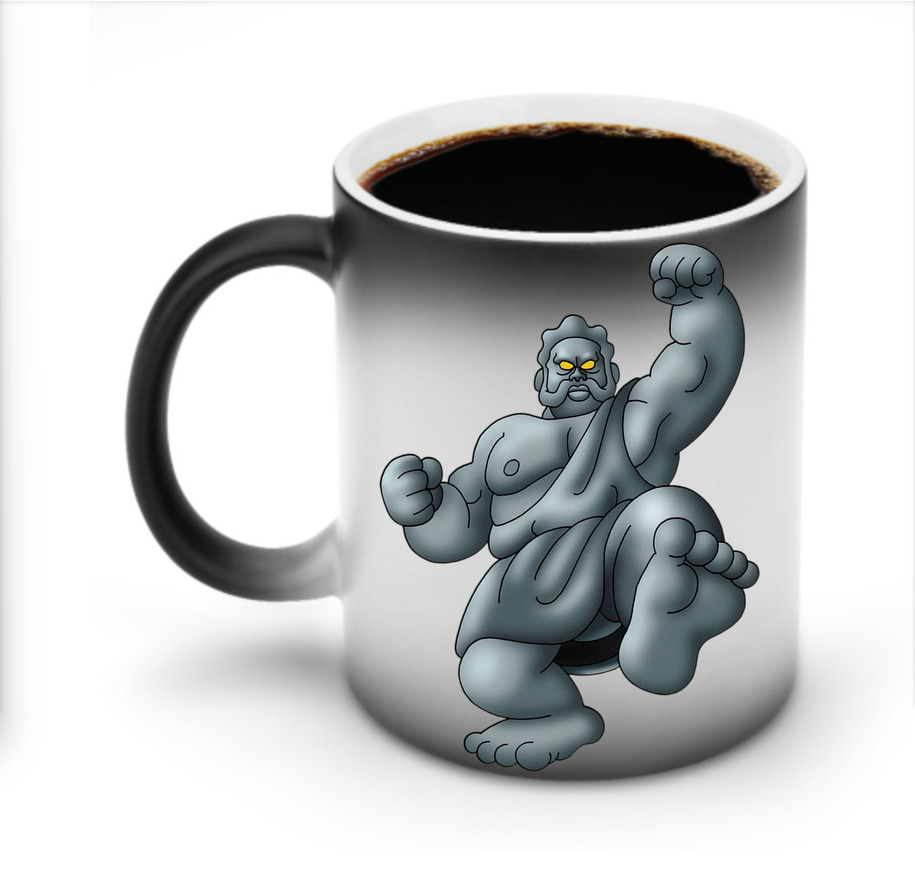 （画像用） ドラゴンクエスト Doragon Kuesuto Dragon Quest 温度変色マグカップ