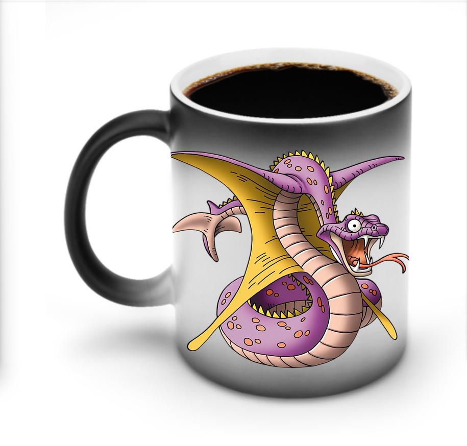（画像用） ドラゴンクエスト Doragon Kuesuto Dragon Quest 温度変色マグカップ