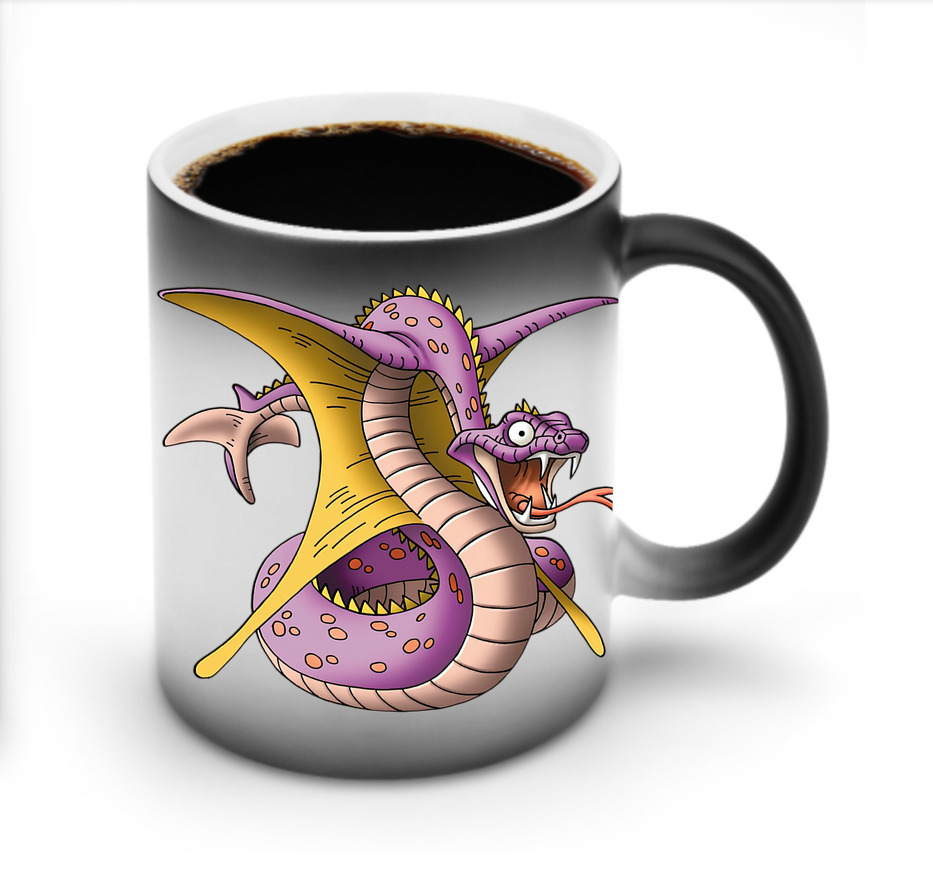 （画像用） ドラゴンクエスト Doragon Kuesuto Dragon Quest 温度変色マグカップ