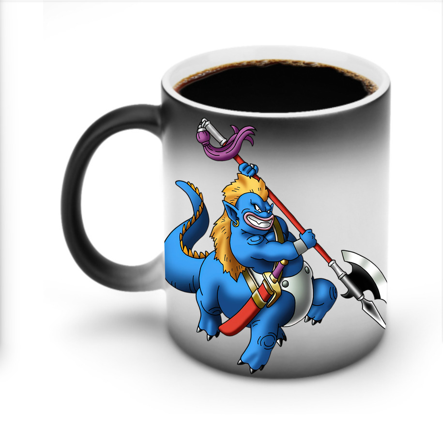 （画像用） ドラゴンクエスト Doragon Kuesuto Dragon Quest 温度変色マグカップ