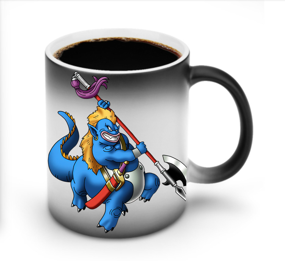 （画像用） ドラゴンクエスト Doragon Kuesuto Dragon Quest 温度変色マグカップ