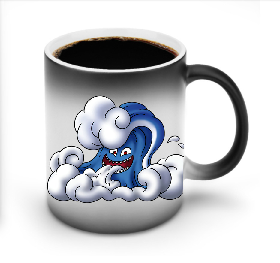 （画像用） ドラゴンクエスト Doragon Kuesuto Dragon Quest 温度変色マグカップ