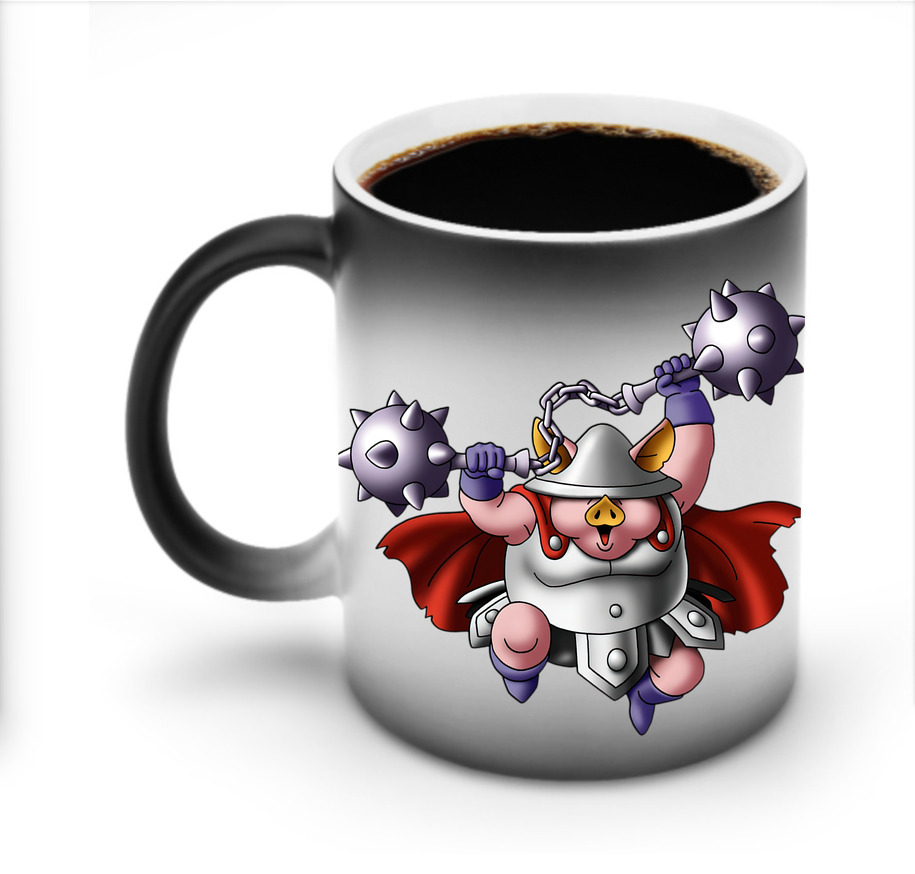 （画像用） ドラゴンクエスト Doragon Kuesuto Dragon Quest 温度変色マグカップ