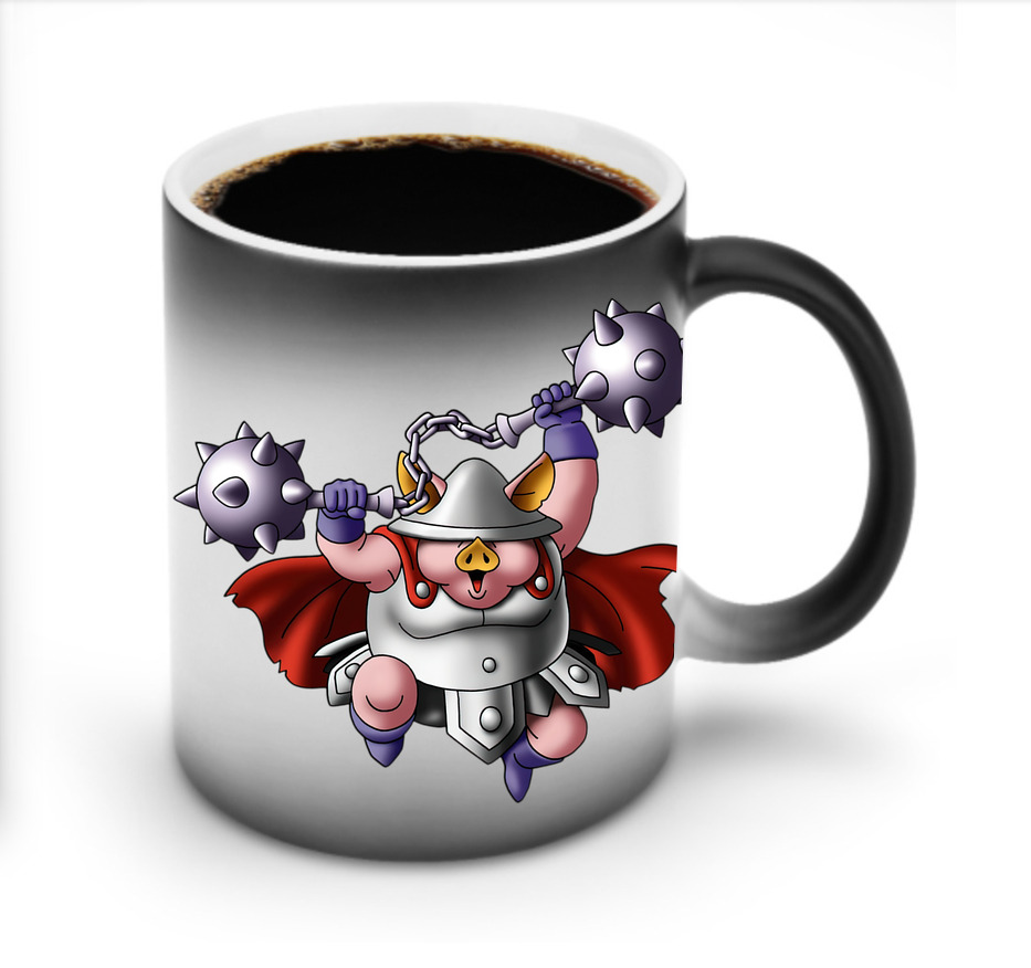 （画像用） ドラゴンクエスト Doragon Kuesuto Dragon Quest 温度変色マグカップ