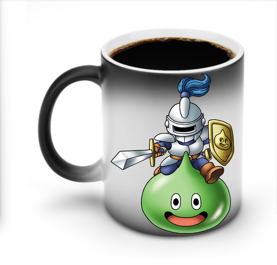 （画像用） ドラゴンクエスト Doragon Kuesuto Dragon Quest 温度変色マグカップ